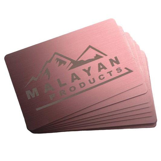 0.8MM Metal Business Cards 100ct (Rose Gold)