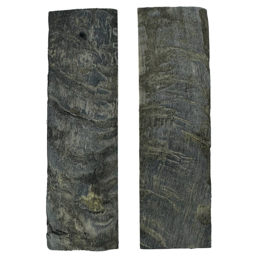 Ram Horn Scale Set Pair Dark, Knife Handle Making Premium Blanks 5 inch Unique Custom Knife Crafting Natural Material (Copy)