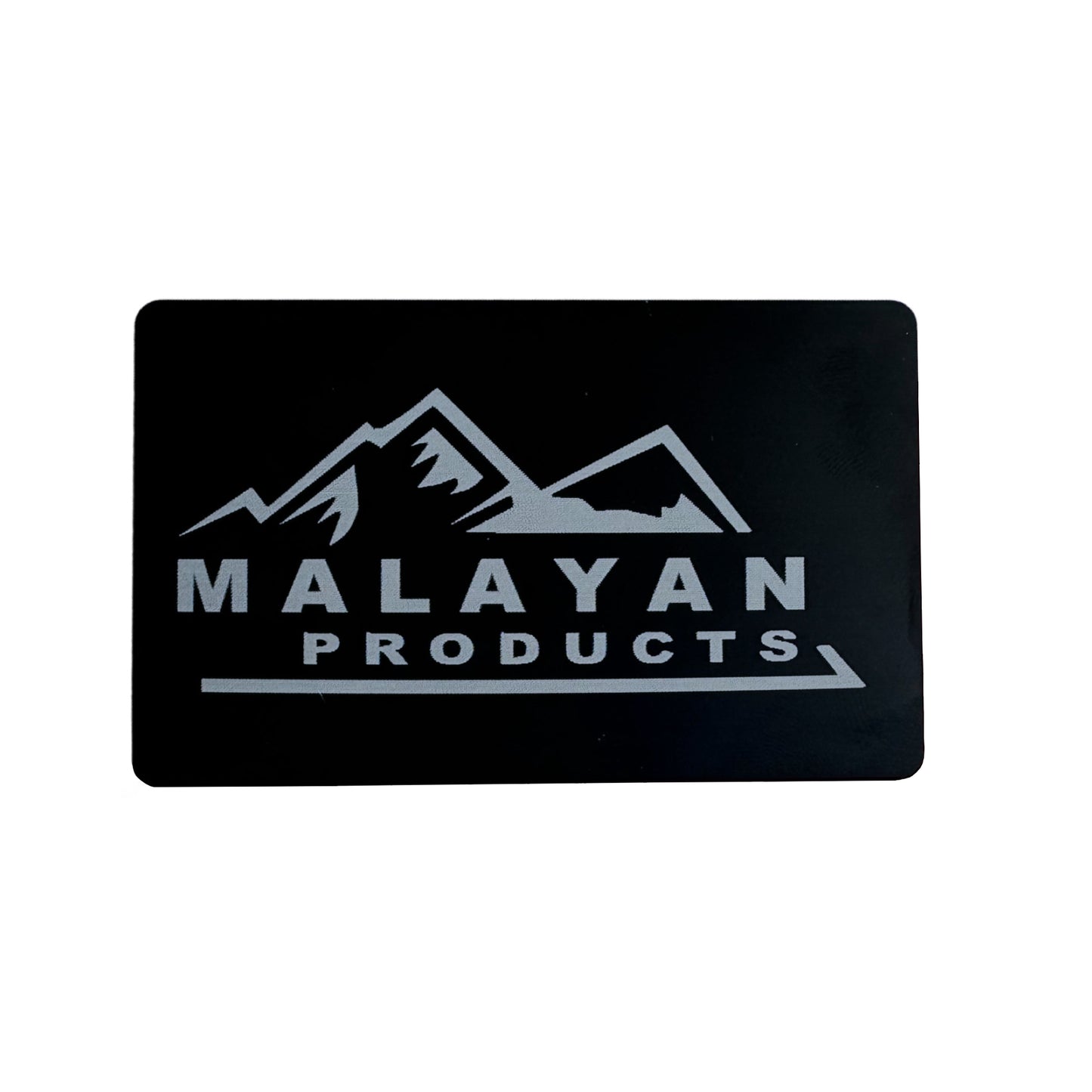 0.8MM Metal Business Cards 100ct (Matte Black)