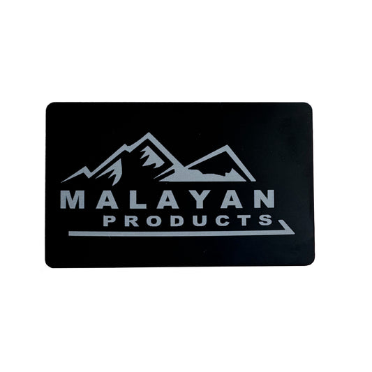 0.8MM Metal Business Cards 100ct (Matte Black)