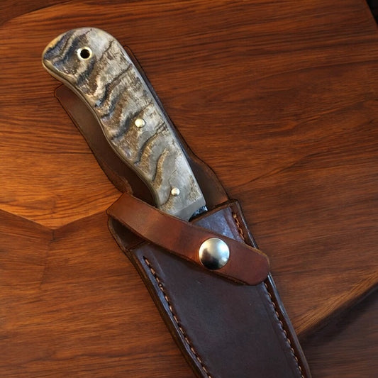 Ram Horn Knife Scale Set Pair Handle Making Premium Blanks 5 inch Unique Custom Knife Crafting Natural Material