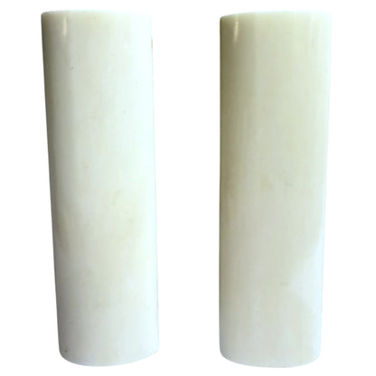 Camel Bone Knife Scale Set Pair White, Handle Making Premium Blanks 5 inch, Unique Custom Knife Crafting Natural Material Jewelry Replacement Restoration Slab