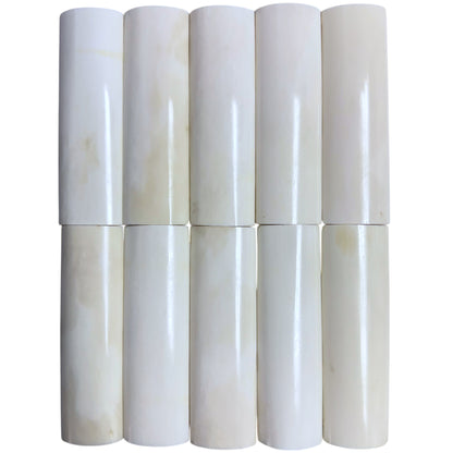 Camel Bone Knife Scale Set Pair White, Handle Making Premium Blanks 5 inch, Unique Custom Knife Crafting Natural Material Jewelry Replacement Restoration Slab