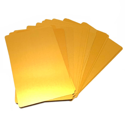 0.22mm Metal Business Cards 100ct (Gold)