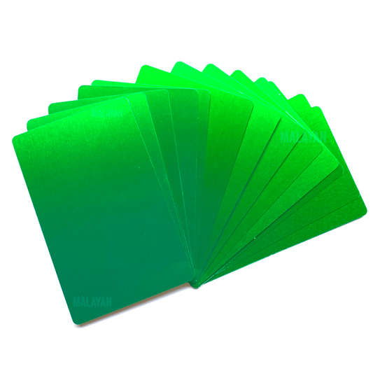 0.22mm Metal Business Cards 100ct (Green)