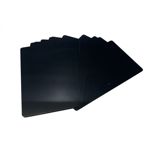 0.22mm Metal Business Cards 100ct (Black)